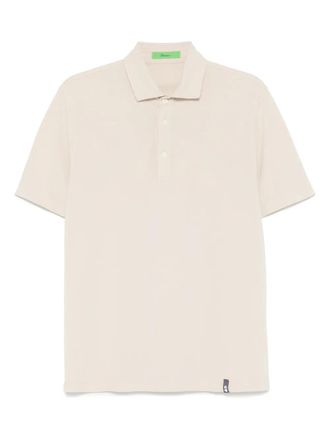 Drumohr short-sleeve polo shirt - men - Cotton - L - Neutrals