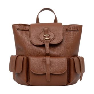 Coccinelle Tassen, Dames, Bruin, ONE Size, Leer, Urban Leren Rugzak