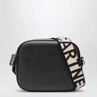 Stella McCartney Black Camera Bag With Perforated Logo