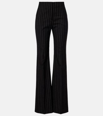 Sportmax Visino wool-blend gabardine flared pants