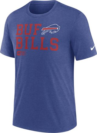 Nike Buffalo Bills Overlap Lockup Nike Mens NFL T-Shirt in Blue | NJFDEX4981-U66