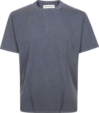 Our Legacy Box Embroidered Cotton T-Shirt