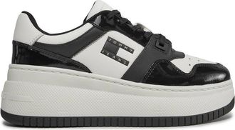 Tommy Hilfiger Leather Sneakers with Rubber Sole