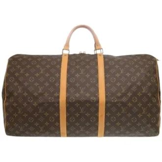 Louis Vuitton Pre-owned Weekend Bags, male, Brown, Size: ONE SIZE Pre-owned Boston Bag