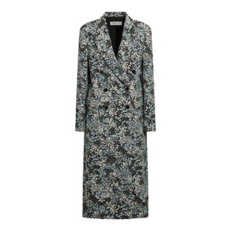 Dries Van Noten Abrigo - Coats - Mujer - Azul - S