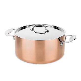 Mepra Toscana Casserole with Lid in Cuprum Copper at Nordstrom, Size Small