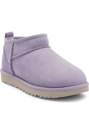 UGG Womens Classic Ultra Mini Boot In Warm Lilac