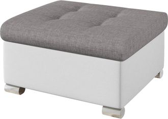 Mirjan24 Reposapi&eacute;s Comfivo Gemma, Soft 017 + Lux 05, 41x68x70cm, Di&aacute;metro: 0, Cuero Ecol&oacute;gico + Tapiz, Patas: Pl&aacute;stico, 0