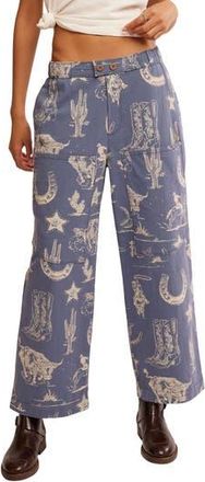 Free People Seaside Pants in Indigo Combo - Rodeo at Nordstrom Rack, Size X-Small