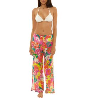 Trina Turk Elara Cover-Up Pants in Multi at Nordstrom, Size X-Large