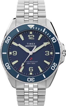 Timex Deep Water Arctic Mens Silver Watch TW2Y64600 Stainless Steel - One Size
