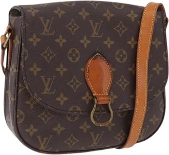 Louis Vuitton Pre-owned Vintage Monogram Schoudertas - Dames - Vintage Schoudertas - Bruin - ONE Size - Leer - Vintage