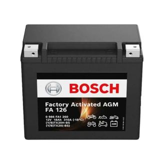 Bosch Bater&iacute;a De Moto Bosch Fa126 (ytx20-bs) 18ah 310a 12v