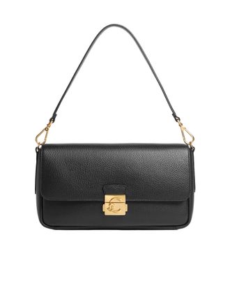 Coccinelle C-Me Lock Large Bag In Black