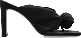 Rotate Heeled Mules - Dames - Muiltjes - Zwart - 41 EU - Leer - Schoenen