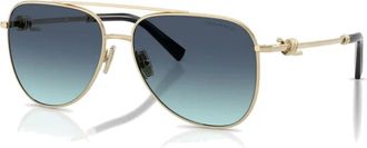 Tiffany & Co. Tf 3116 62029S Zonnebril - Dames - Zonnebrillen - Geel - 59 MM - Accessoires