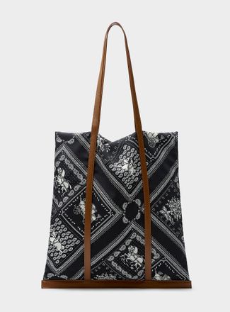 Simons Womens Paisley fluid tote bag