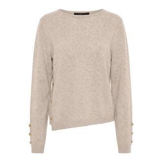 BTF-CPH Jersey de cuello redondo - Knitwear - Mujer - Beige - 2XL