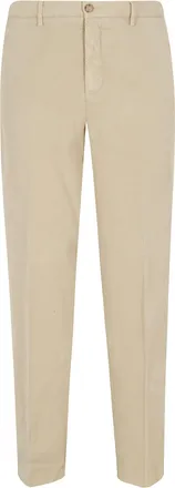 Seventy Khaki Drawstring Waist Straight-Leg Lyocell-Blend Trousers