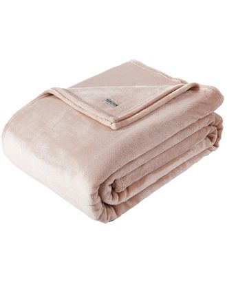 Kenneth Cole Solid Ultra Soft Plush Fleece Blanket