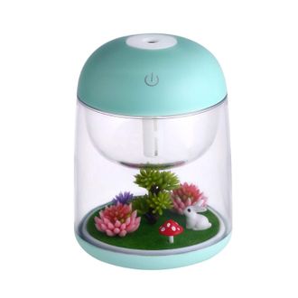 OEM Microhumidificador De Paisaje Con Luz Led Cambiante, Modo De Niebla Ajustable Y Apagado Autom&aacute;tico Cuando El Nivel De Agua Es Bajo Ideal Para Dormitor