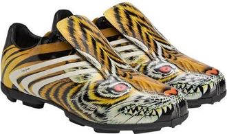 Yohji Yamamoto F50 Tunit Firm Ground Football Boot in Black/Hazy Yellow /Off White at Nordstrom, Size 10.5 Womens