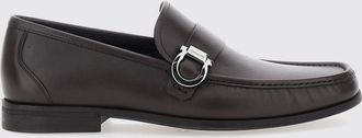 Ferragamo Mocassino Gancini in pelle di vitello liscia con suola in gomma