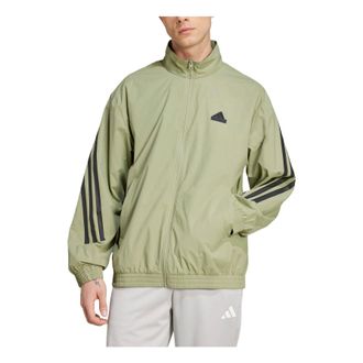 adidas Future Icons 3-Stripes Woven Track Jacket Asia Sizing Tent Green IW8546