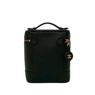 Chanel Pre-owned Vanity Bag - Dames - Pre-owned - Zwart - Maat: ONE Size Leer