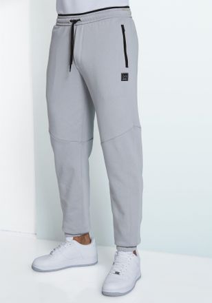 John Devin Sweathose JOHN DEVIN, Herren, Gr. XXL (60/62), N-Gr, grau (hellgrau), angeraute Sweatware, Obermaterial: 60% Baumwolle, 40% Polyester, unifarben, bequ