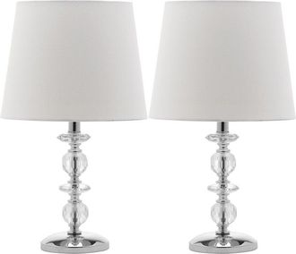 Safavieh Derry Stacked Crystal Orb Lamp