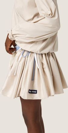 Miu Miu Pleated Skirt - Opale