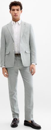 Soul of London Mens Cotton-linen pant Slim fit