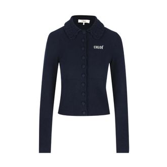 Chlo&eacute; Chlo&egrave; Jumpers - female - Chlo&eacute; - Cardigans - Blue - S - Knitwear