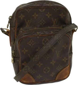 Louis Vuitton Pre-owned Cross Body Bags, female, Brown, Size: ONE SIZE Pre-owned Vintage Monogram Canvas Shoulder Bag