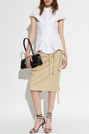 Alexander McQueen Short-sleeve Shirt, Womens, White