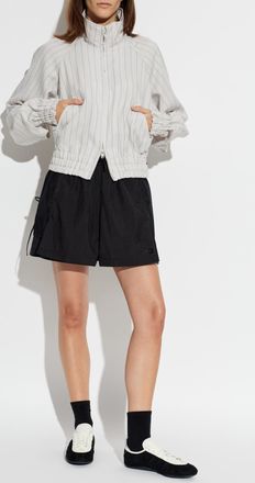 Yohji Yamamoto Shorts With Logo, Womens, Black