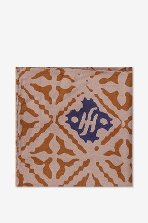 Friendly Hunting Bedrucktes Seidentwill-Tuch Eye Of Marrakesh