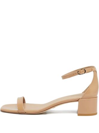 Stuart Weitzman Bambina block-heel sandals - Neutrals