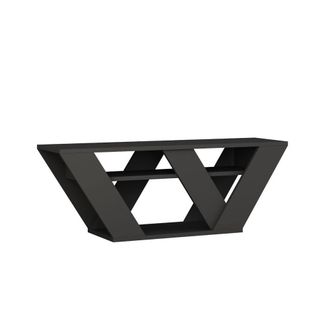 Calicosy Pipralla TV Stand With 3 Shelves, 110 Cm Wide in Grey
