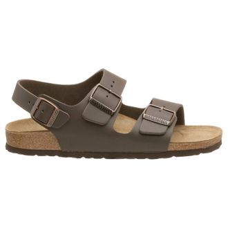 Birkenstock Milano Leather Unisex Slingbacks Sandals - Dark Brown - Size:UK 10.5
