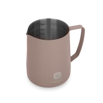 KASANOVA Bricco latte 900 ml acciaio inox taupe