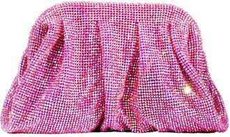 Benedetta Bruzziches Venus La Petite Bag - The Spy Who Loved Me - Dames - Clutches - Roze - ONE Size - Satijn - Tassen