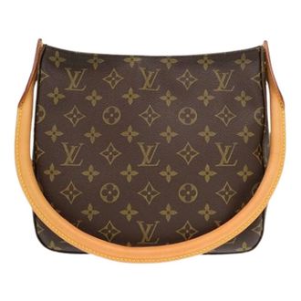 Louis Vuitton Pre-owned Shoulder Bags, female, Brown, Size: ONE SIZE Pre-owned Looping MM
