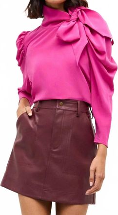 Marie Oliver Gabriella Blouse In Pink
