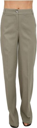 Nenette Pantalone Verde - Dames - Wijde Broeken - Groen - XL - Katoen - Broeken