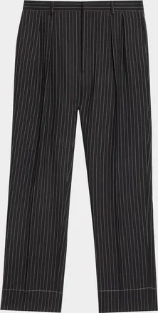 Ralph Lauren Purple Label Glenn Handmade Rope-Stripe Trouser
