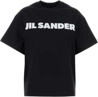 Jil Sander Black Cotton T-Shirt