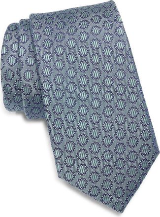Nordstrom Kayden Neat Silk Tie in Sage at Nordstrom