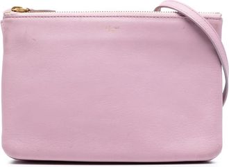 Celine Pre-owned Celine Small Lambskin Trio Crossbody Ladies S-MP-4184